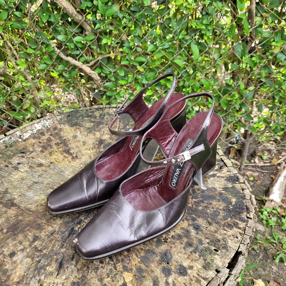 Vintage Women Leather Brown Strap Sandals By Martinez Valero Size 7/Women Dress - Picture 2 of 9